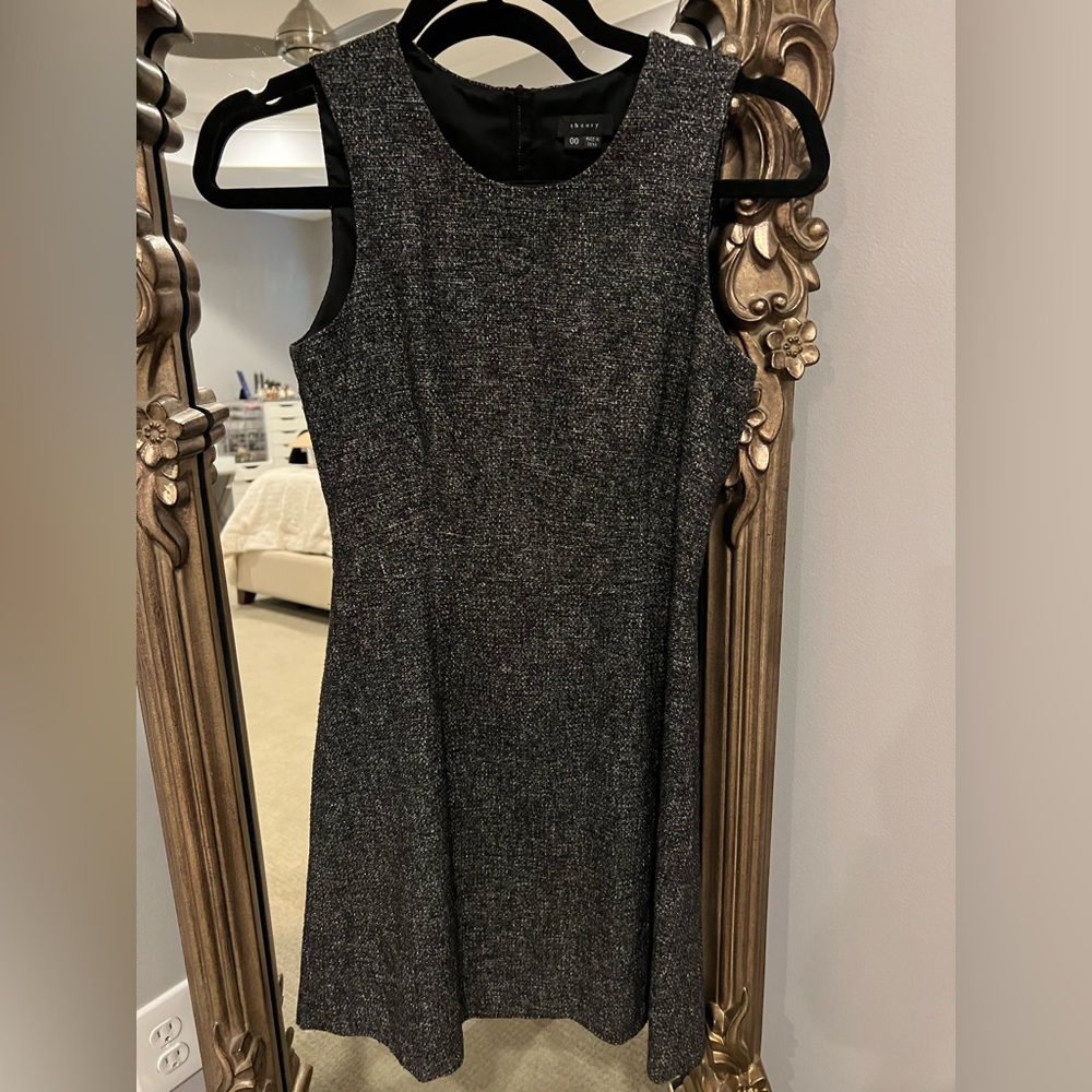 Theory Arila Sleeveless Dress Black Size 00